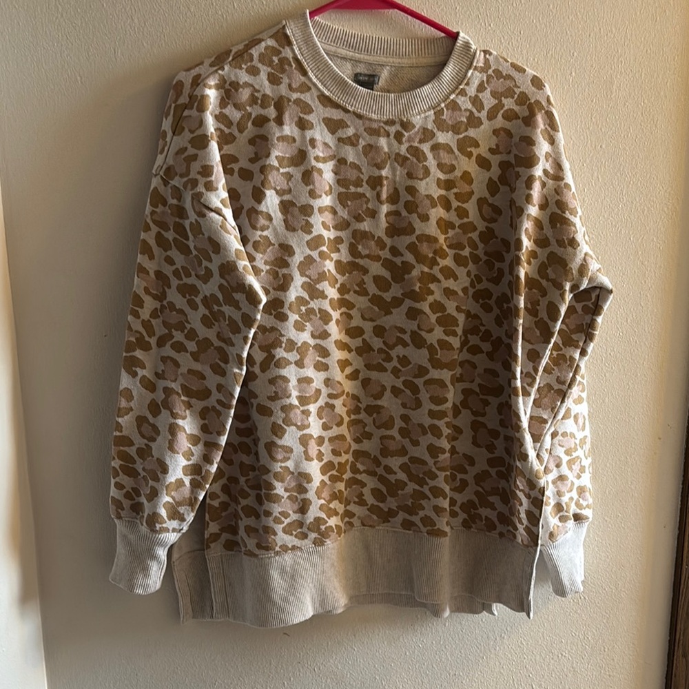 Aerie Leopard Print Sweater